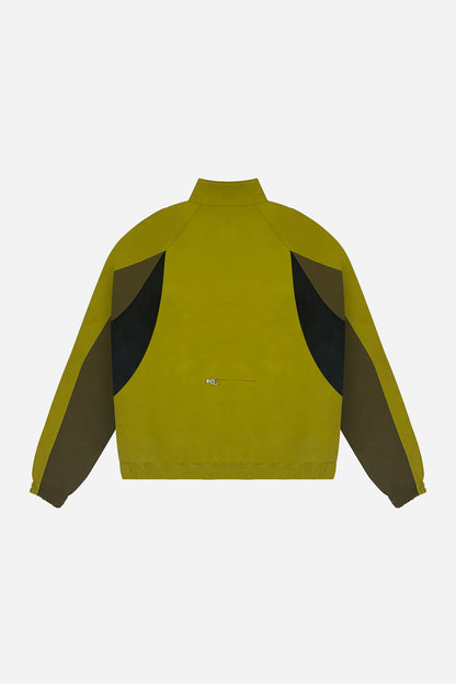 COLORBLOCK WINDBREAKER (MUSTARD/BROWN)