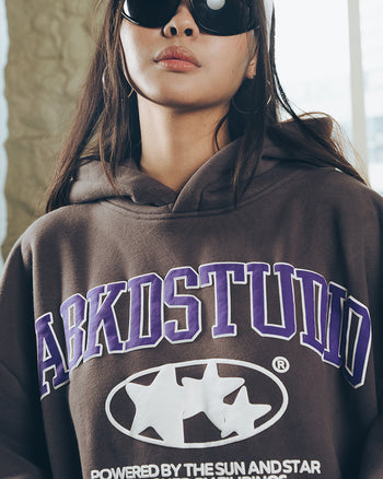 STUDIO PULLOVER HOODIE (DARK GREY)