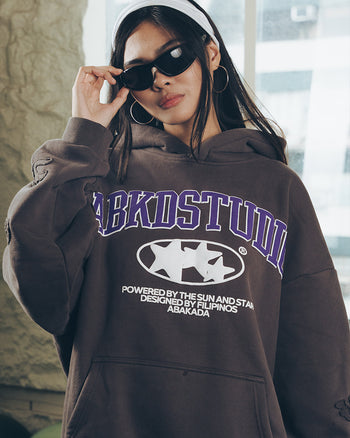 STUDIO PULLOVER HOODIE (DARK GREY)