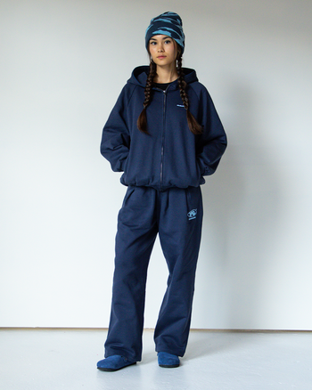 UNIFORM RAGLAN ZIP-UP (NAVY)