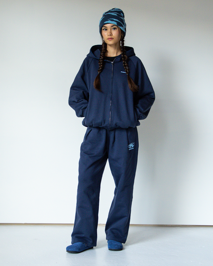 UNIFORM RAGLAN ZIP-UP (NAVY)