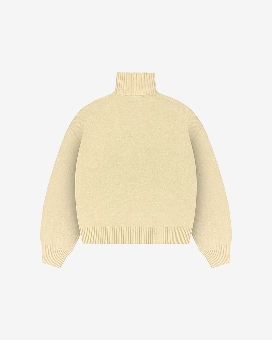 SUN QUARTER ZIP SWEATER (CREAM)