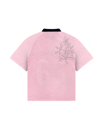 SAMPAGUITA LACED POLO (PINK)