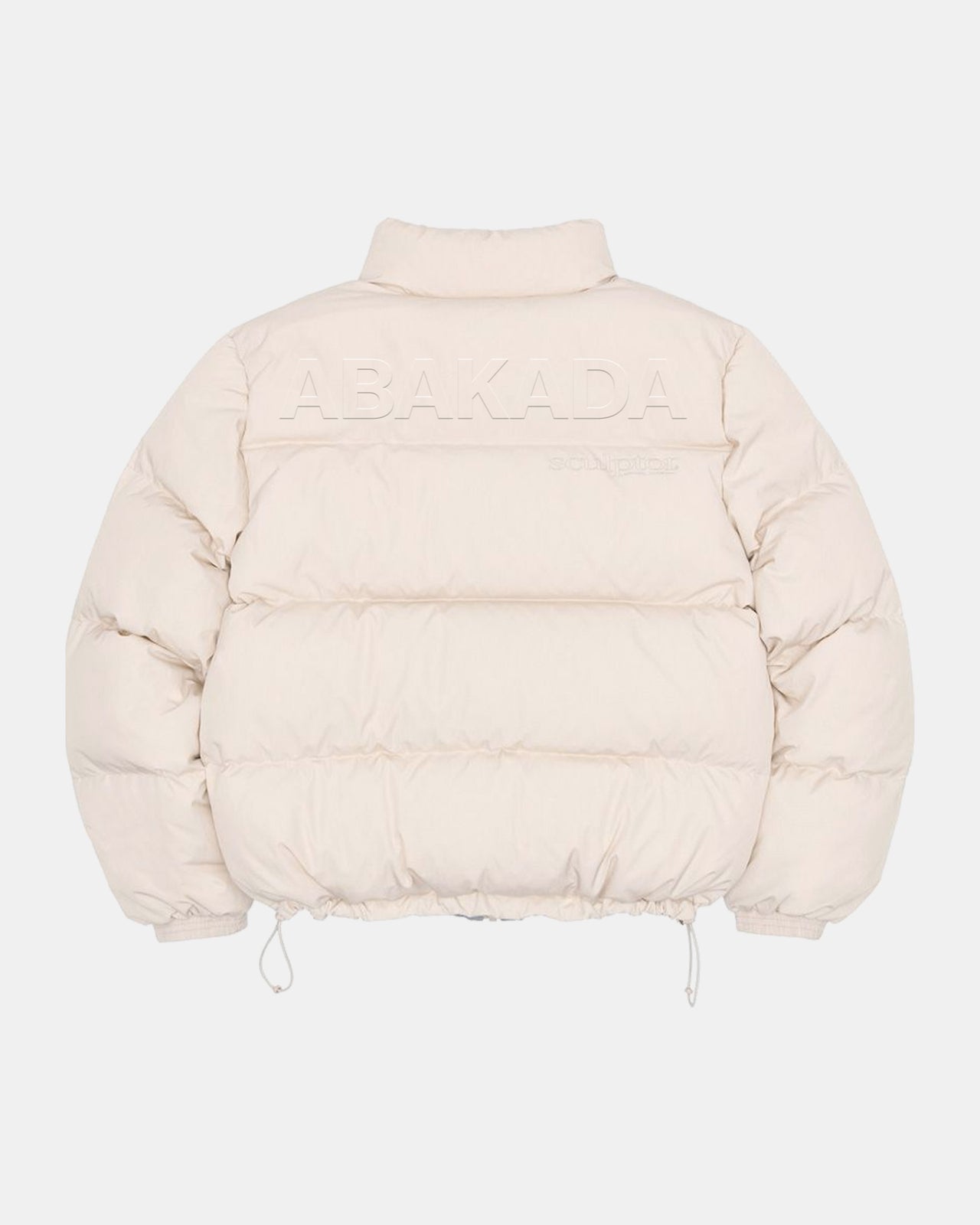 REVERSIBLE PUFFER JACKET (CREAM/ICE GREY)