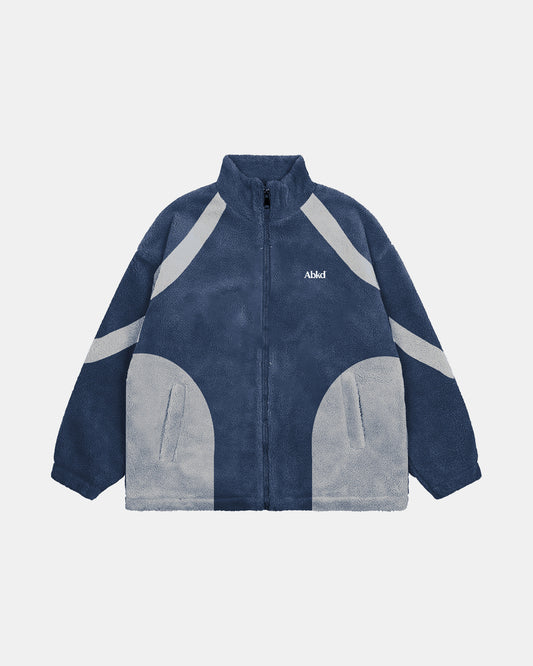 Abakada® Sherpa Fleece Jacket (Blue/Light Grey)
