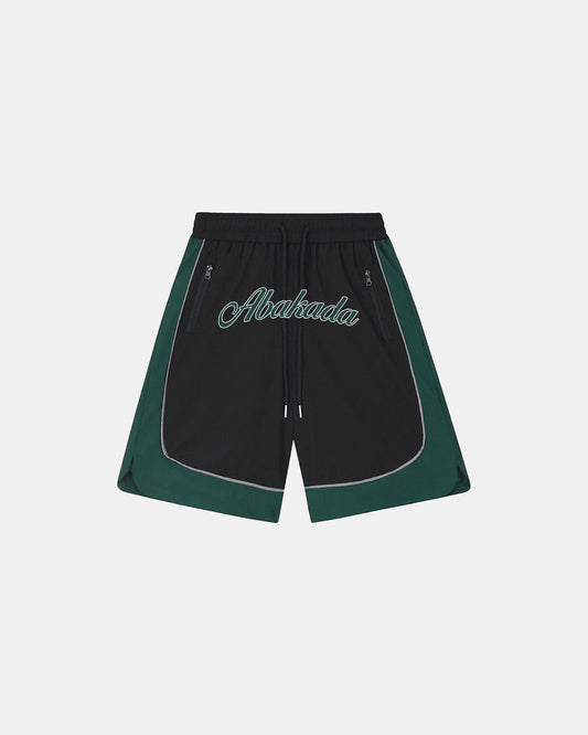 Klasiko Patchwork Shorts - (Green/Black)