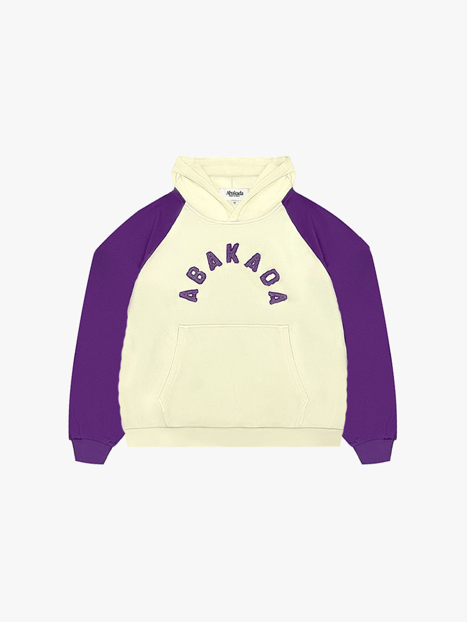 TWO-TONE RAGLAN HOODIE (UBE)