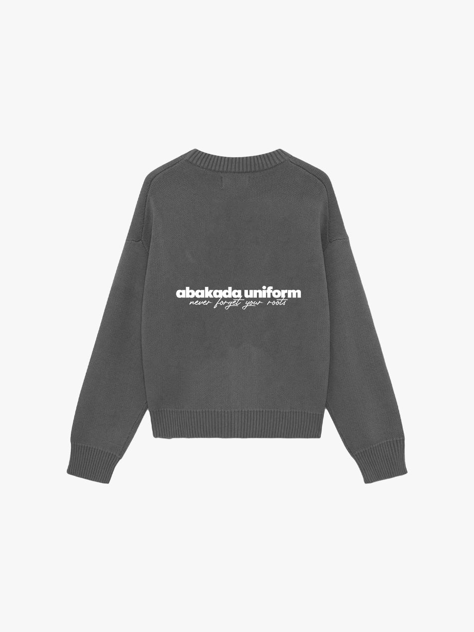 EMBOSSED BAYBAYIN KNITWEAR (GREY)