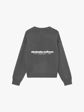 EMBOSSED BAYBAYIN KNITWEAR (GREY)