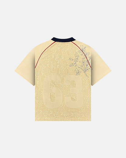 SAMPAGUITA LACED POLO (CREAM)