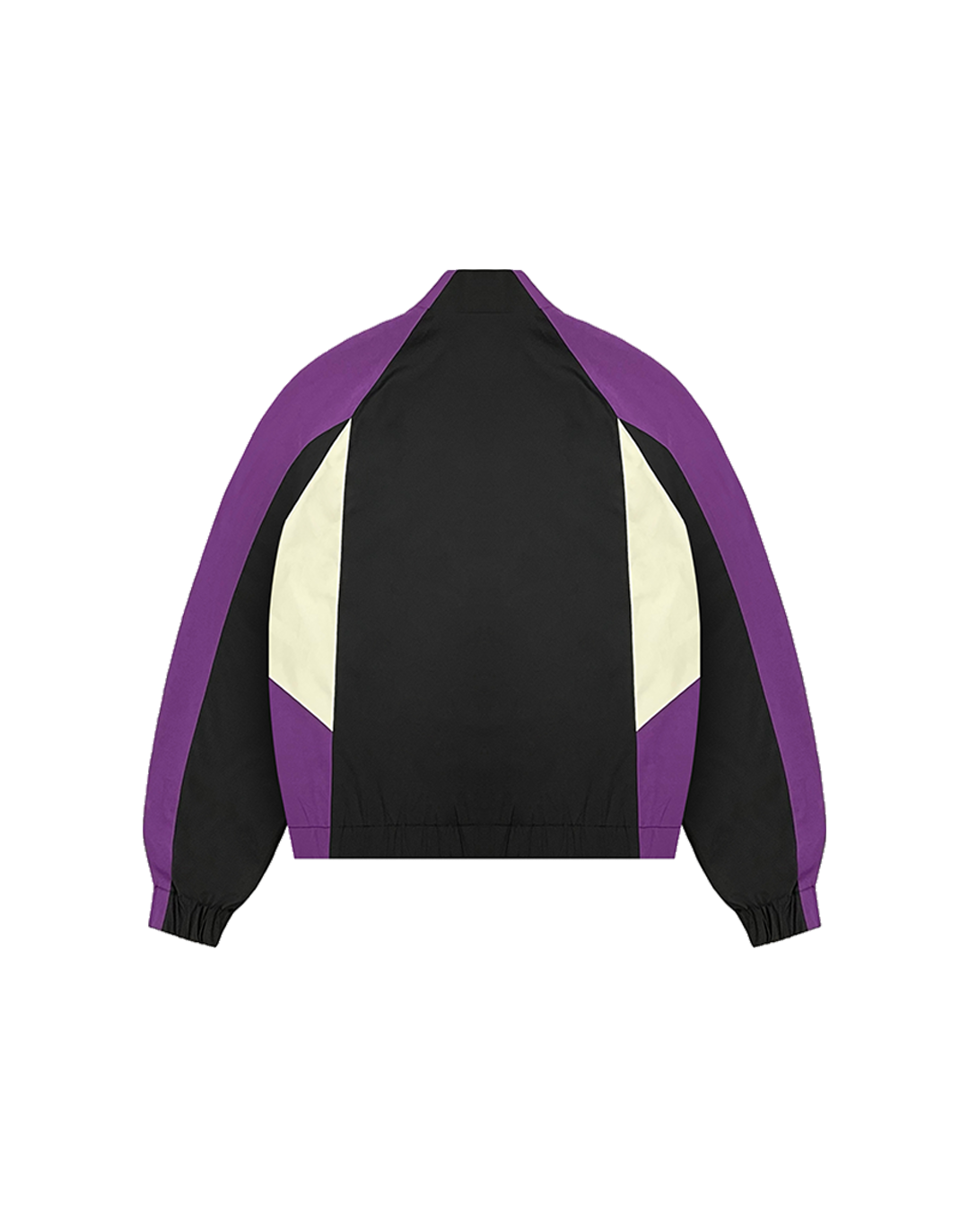 COLORBLOCK UNIFORM WINDBREAKER (BLACK)