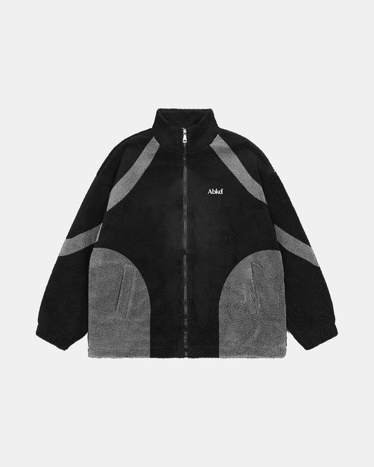 Abakada® Sherpa Fleece Jacket (Black/Light Grey)