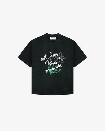 NOT FROM PINAS BABY TEE (BLACK)