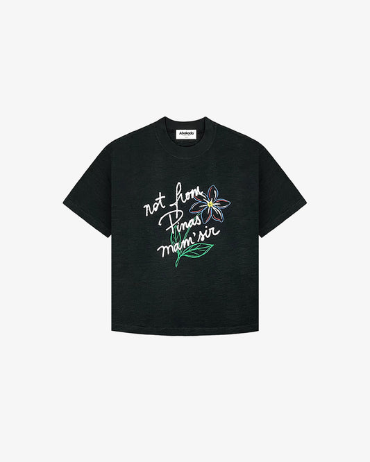 NOT FROM PINAS BABY TEE (BLACK)