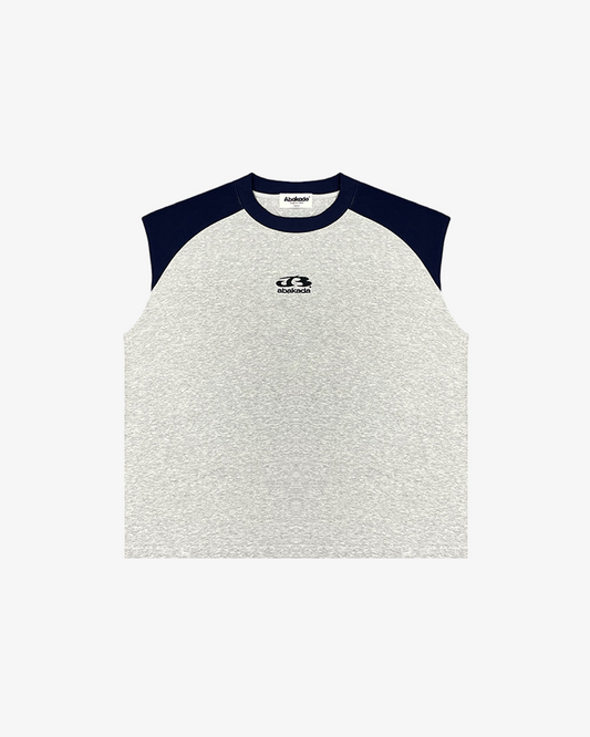 SLEEVELESS RAGLAN TANK (GREY)