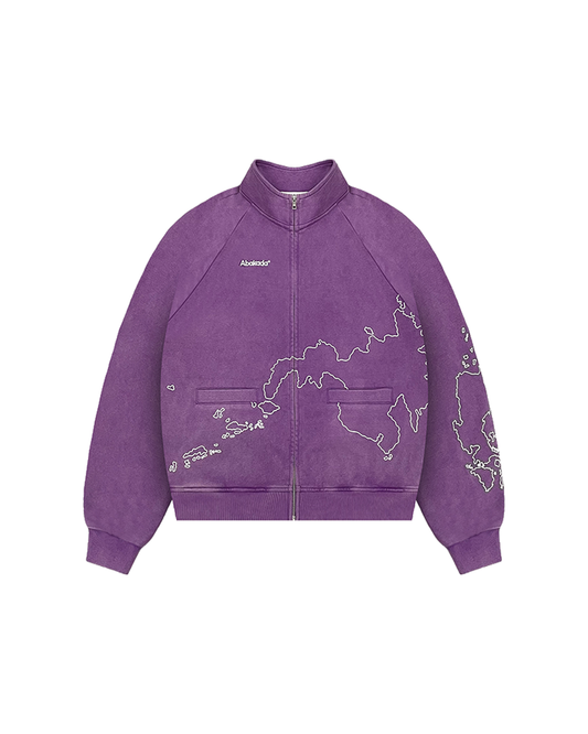 MAPA WASHED FULL-ZIP (PURPLE)