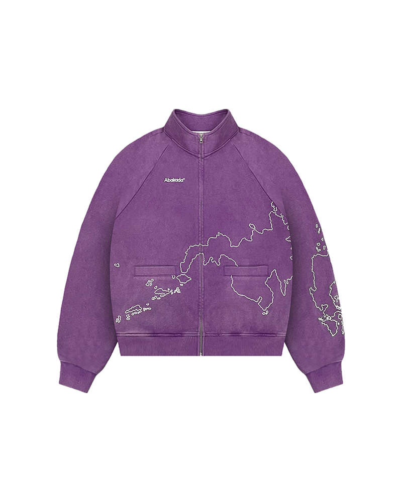 MAPA WASHED FULL-ZIP (PURPLE)