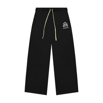 BAGGY LOGO SWEATPANTS (BLACK)
