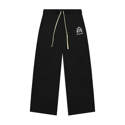 BAGGY LOGO SWEATPANTS (BLACK)