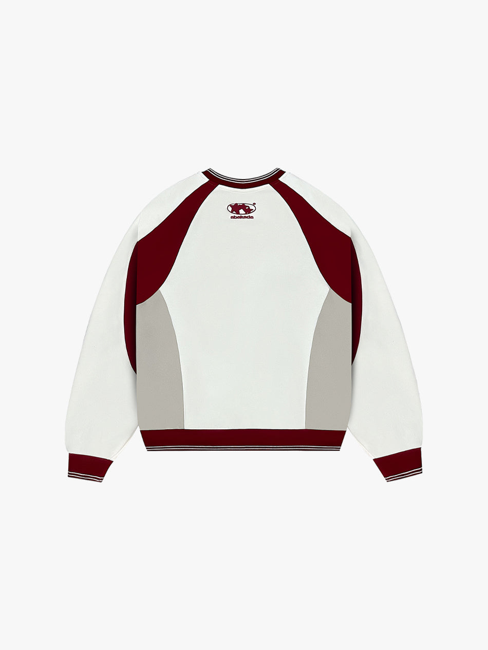 COLORBLOCK PILIPINAS CREWNECK (WHITE/MAROON)