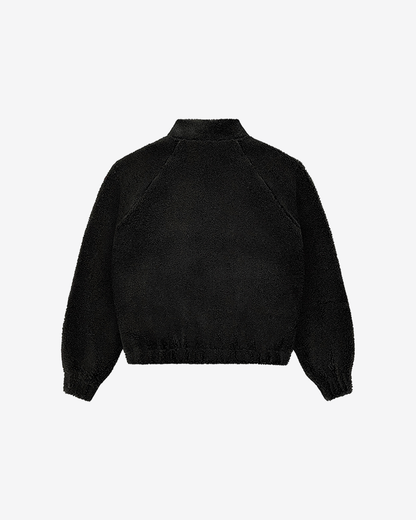 SHERPA FLEECE JACKET (BLACK)