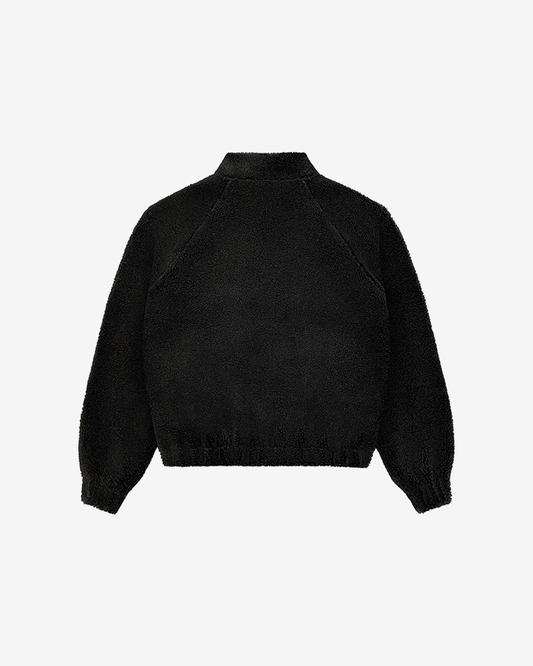 SHERPA FLEECE JACKET (BLACK)