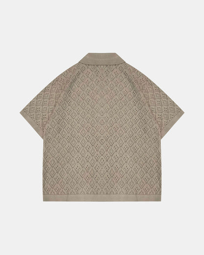 KLASIKO KNITTED BUTTON-UP (KHAKI)