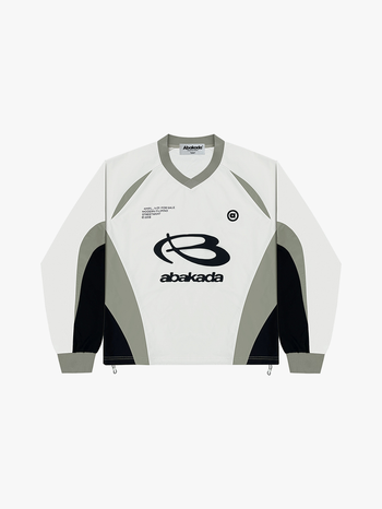 COLORBLOCK LONGSLEEVE (WHITE/GREY)