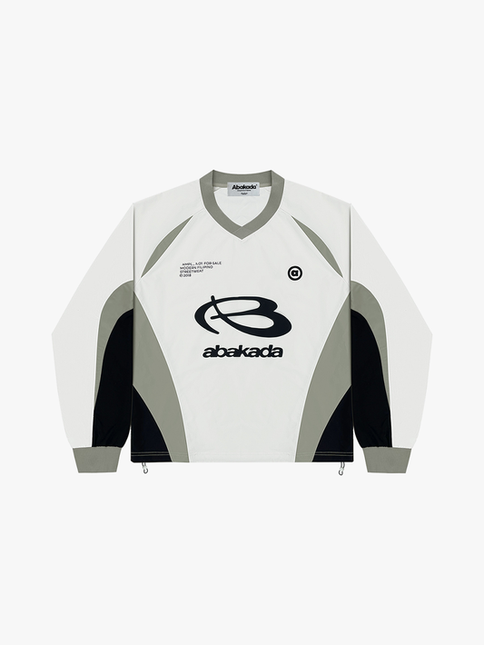 COLORBLOCK LONGSLEEVE (WHITE/GREY)