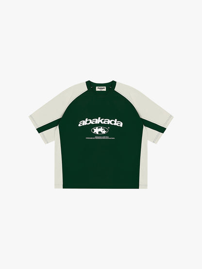 +63 COLORBLOCK TEE (GREEN/WHITE)