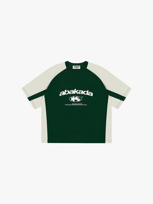 +63 COLORBLOCK TEE (GREEN/WHITE)
