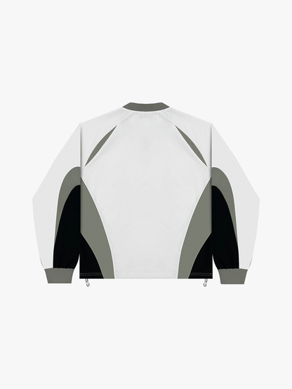COLORBLOCK LONGSLEEVE (WHITE/GREY)