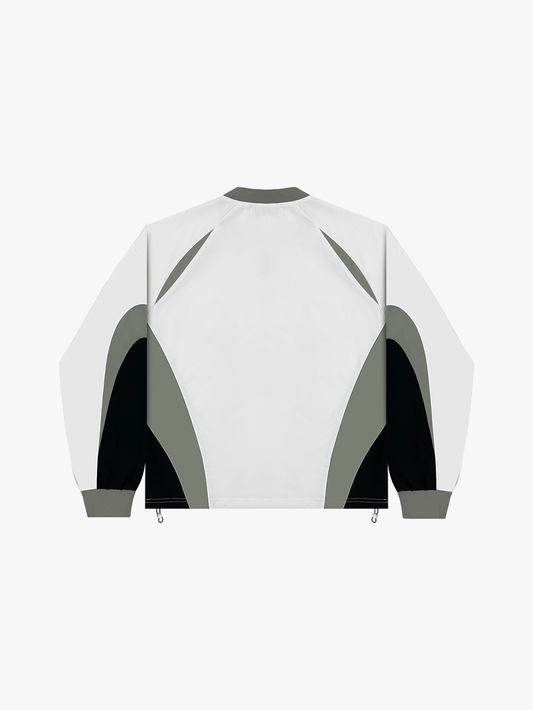 COLORBLOCK LONGSLEEVE (WHITE/GREY)