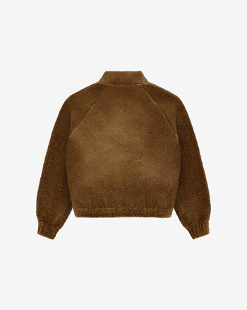 SHERPA FLEECE JACKET (BROWN)