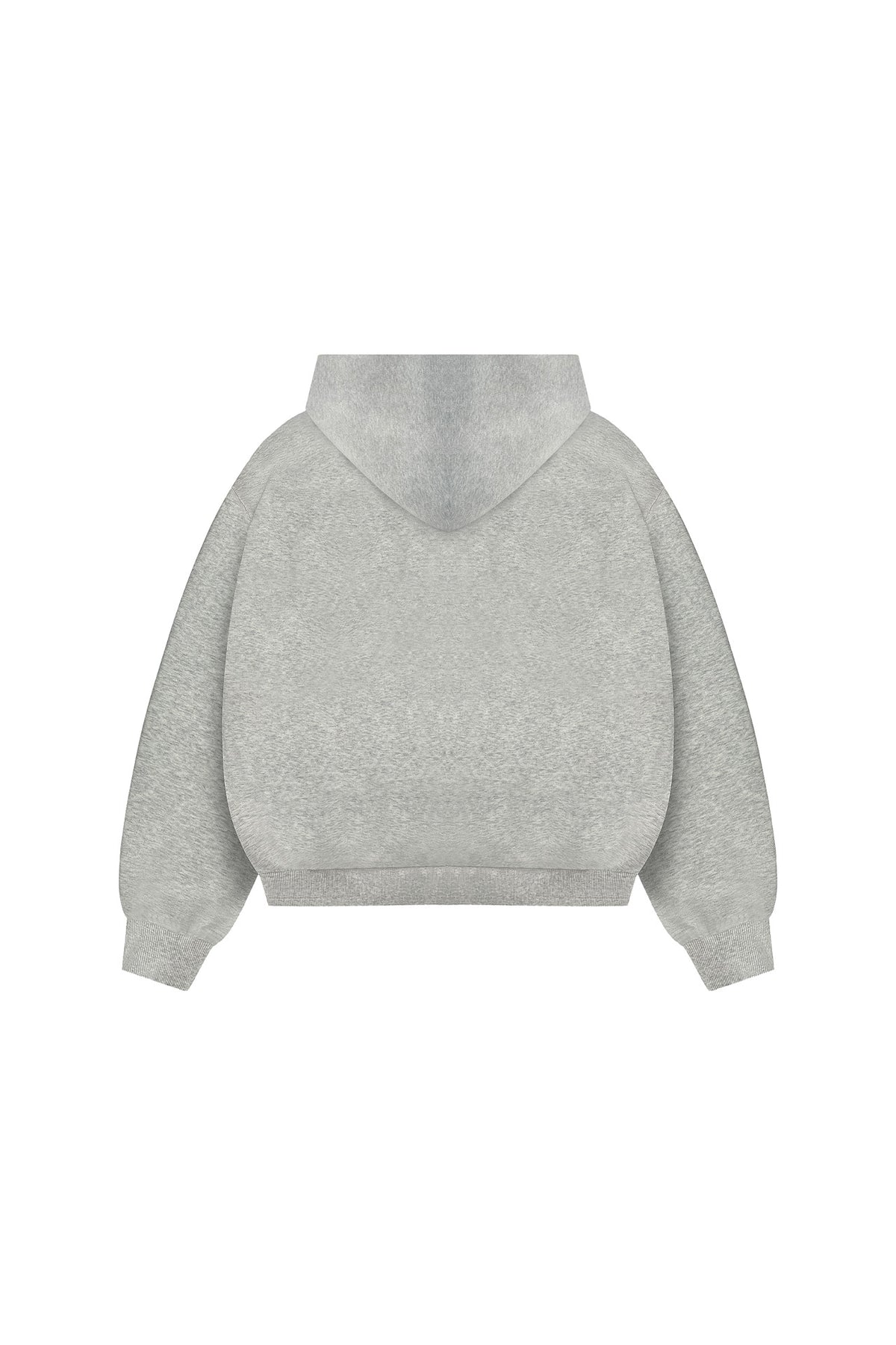 PATTERN WASHED REVERSIBLE HOODIE (GREY)