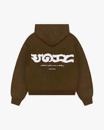 FRIENDS & FAMILY HOODIE (BROWN)