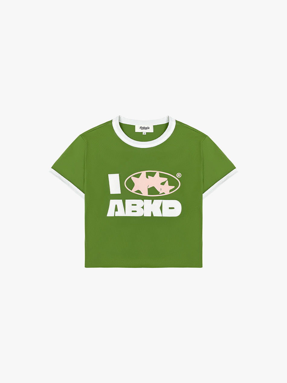 RAGLAN BABY TEE (GREEN)