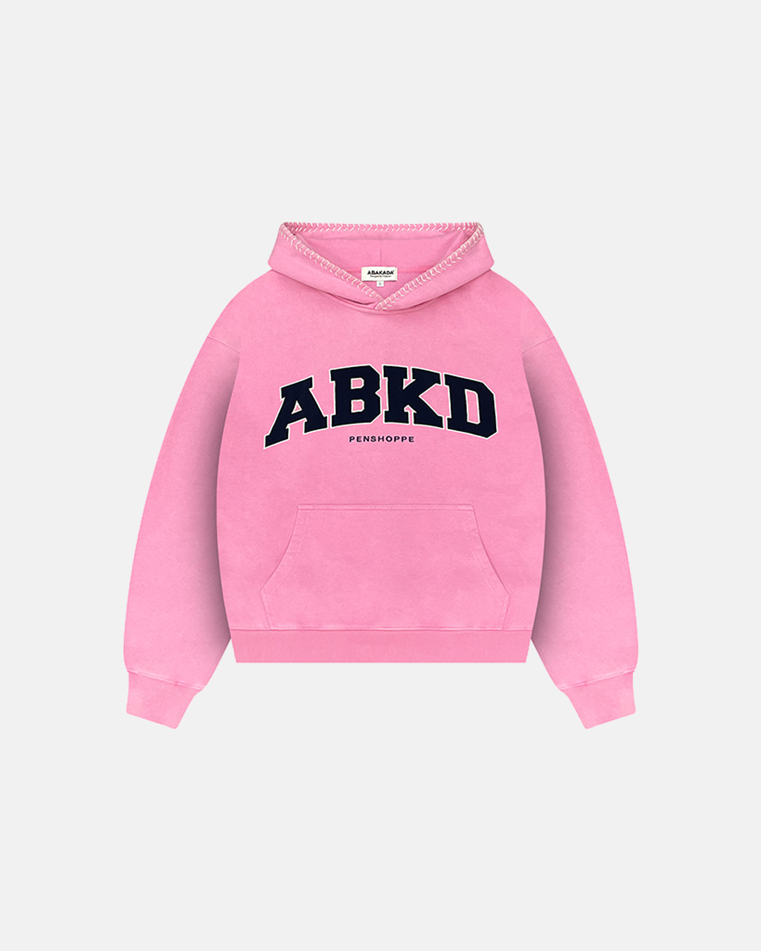 WEAVE STITCH HOODIE (PINK)