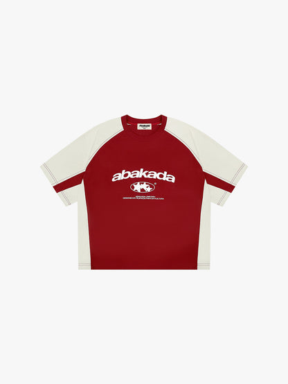 +63 COLORBLOCK TEE (RED/WHITE)
