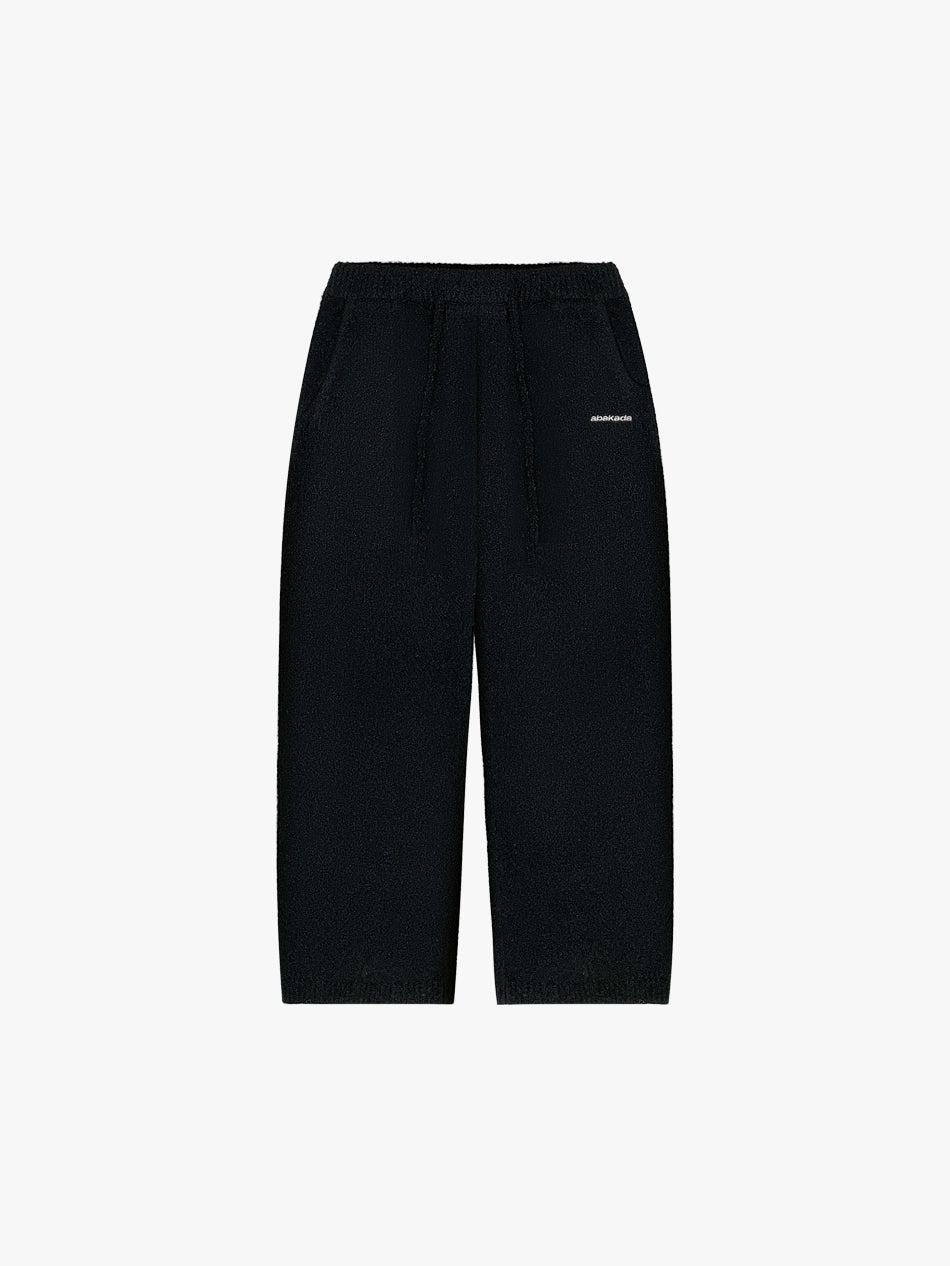 CASHMERE WIDE PANTS (BLACK)