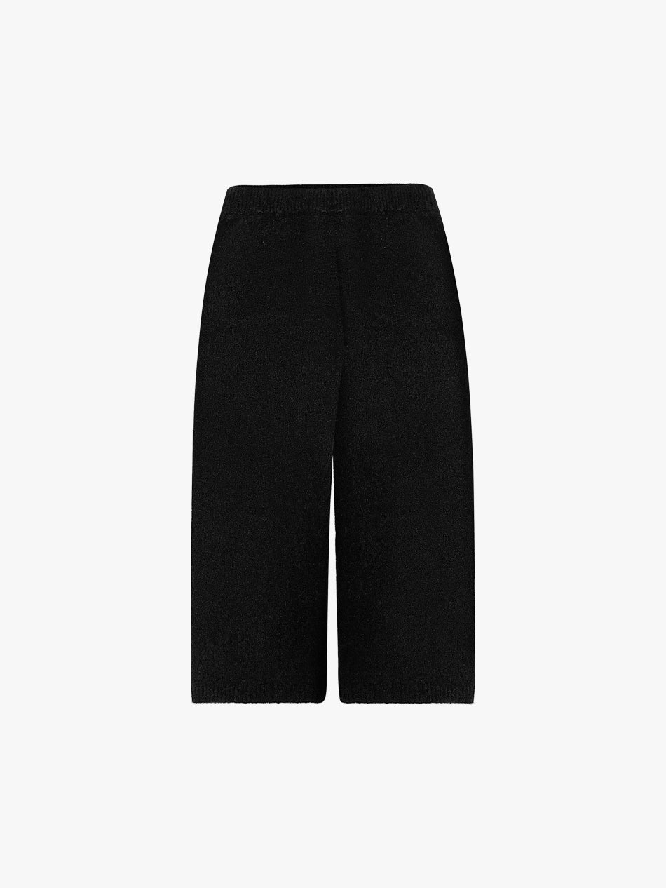 CASHMERE WIDE PANTS (BLACK)