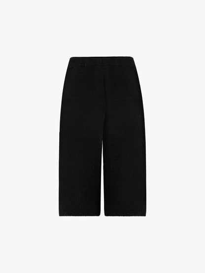 CASHMERE WIDE PANTS (BLACK)