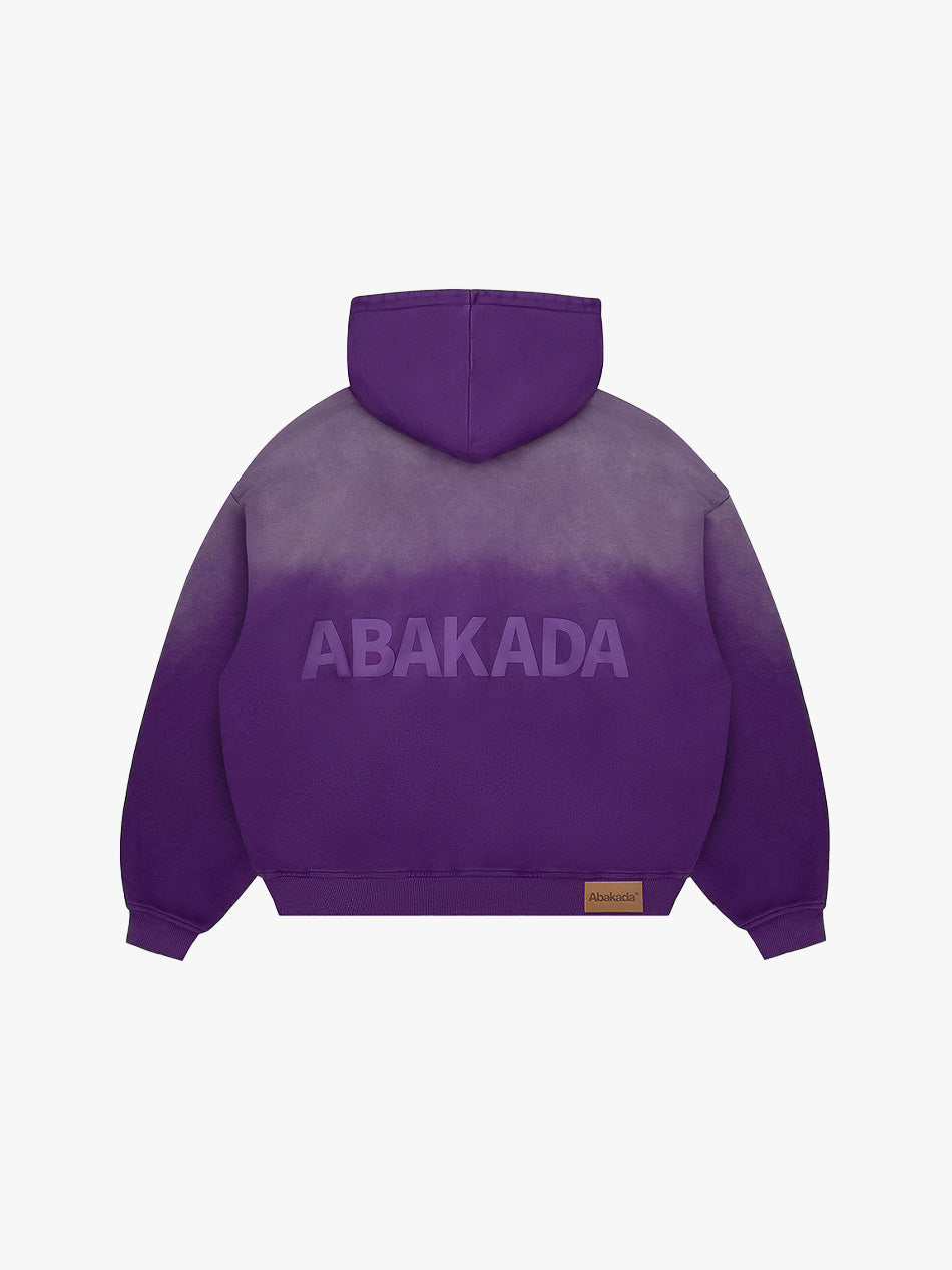 GRAFITTI BAYBAYIN ZIP-UP (WASHED UBE)