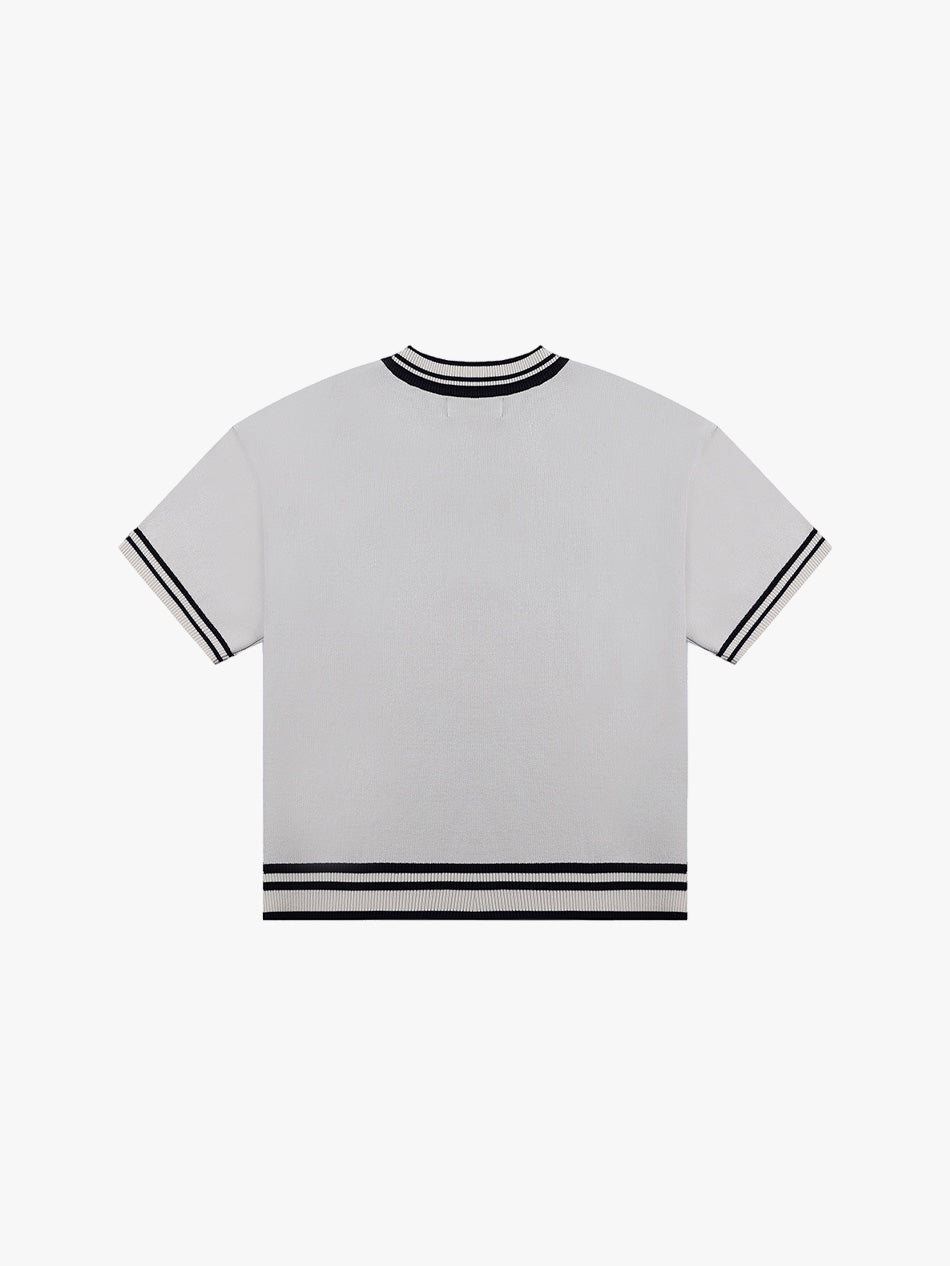 +63 KNITTED FOOTBALL JERSEY V2 (WHITE)