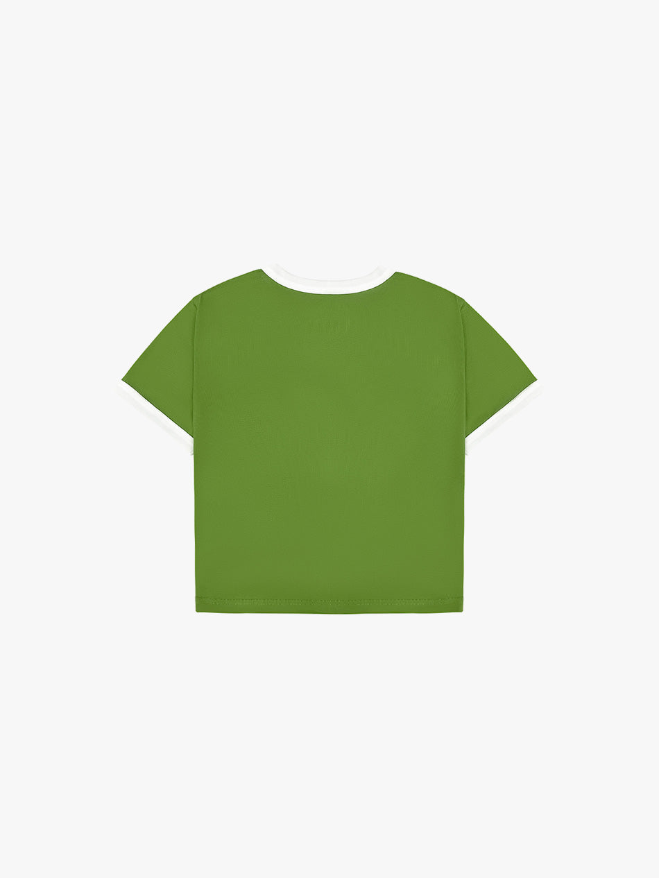 RAGLAN BABY TEE (GREEN)