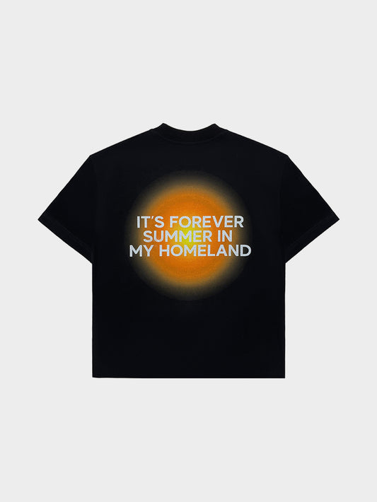 FOREVER SUMMER TEES (BLACK)