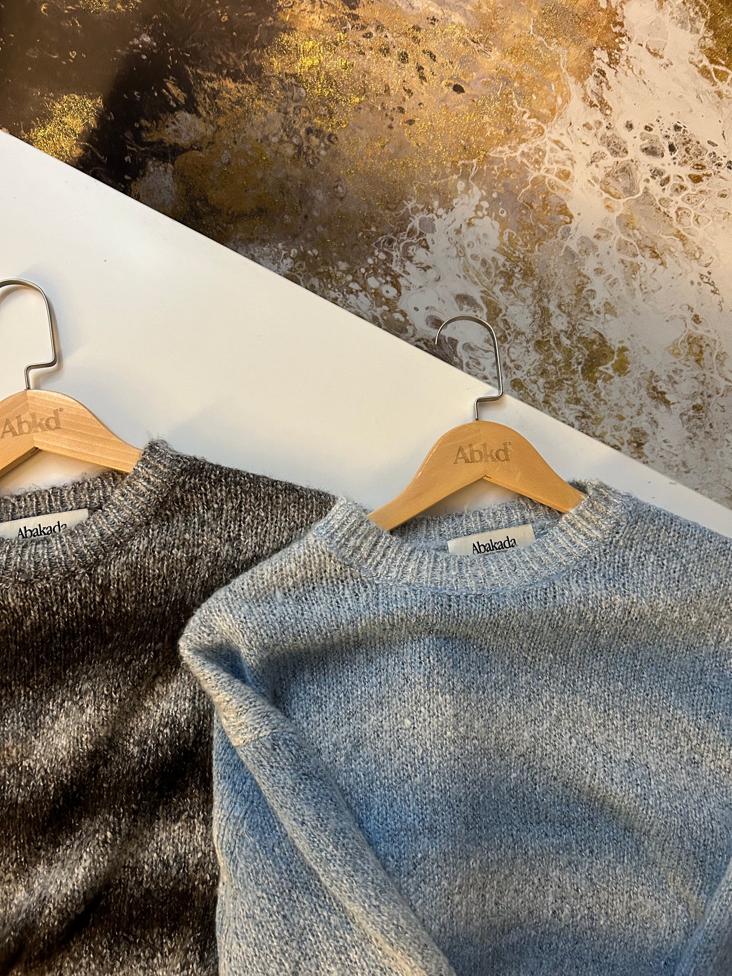 CLASSIC MOHAIR SWEATER (LIGHT BLUE)