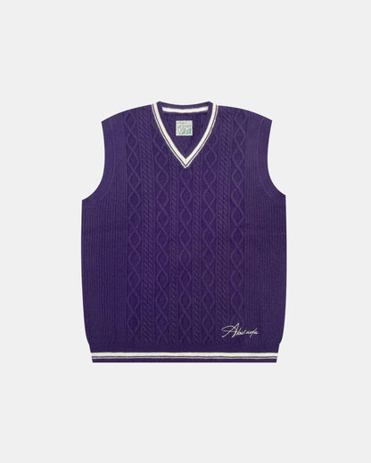 KNITTED VEST (UBE)