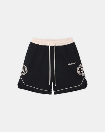 MONOGRAM WOVEN SHORTS (BLACK)