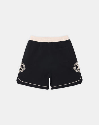 MONOGRAM WOVEN SHORTS (BLACK)